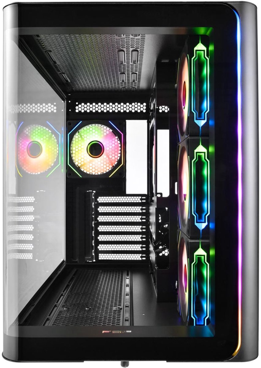 Fsp M580-Ba Midi Tower Zwart behuizing - afbeelding 2