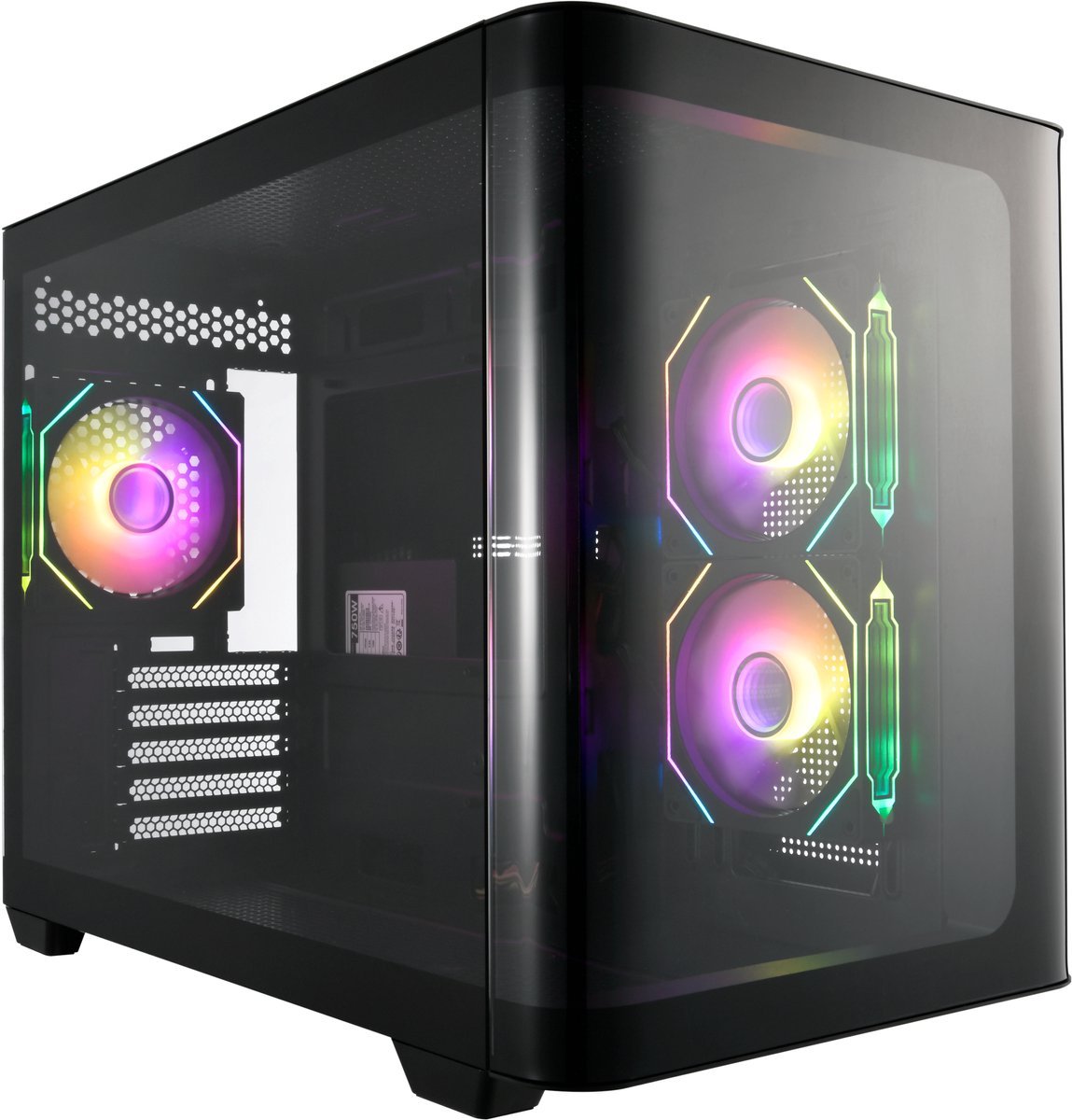 FSP Fsp S380-Ba Micro Tower Zwart