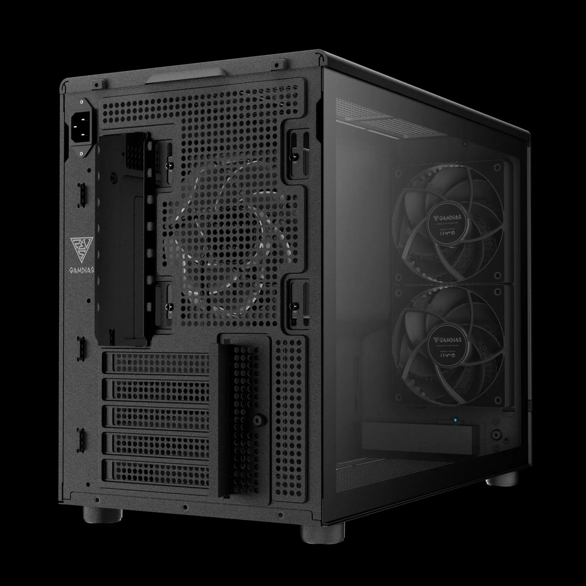 Athena M4M Micro-ATX Mini Tower Gaming Case - afbeelding 10