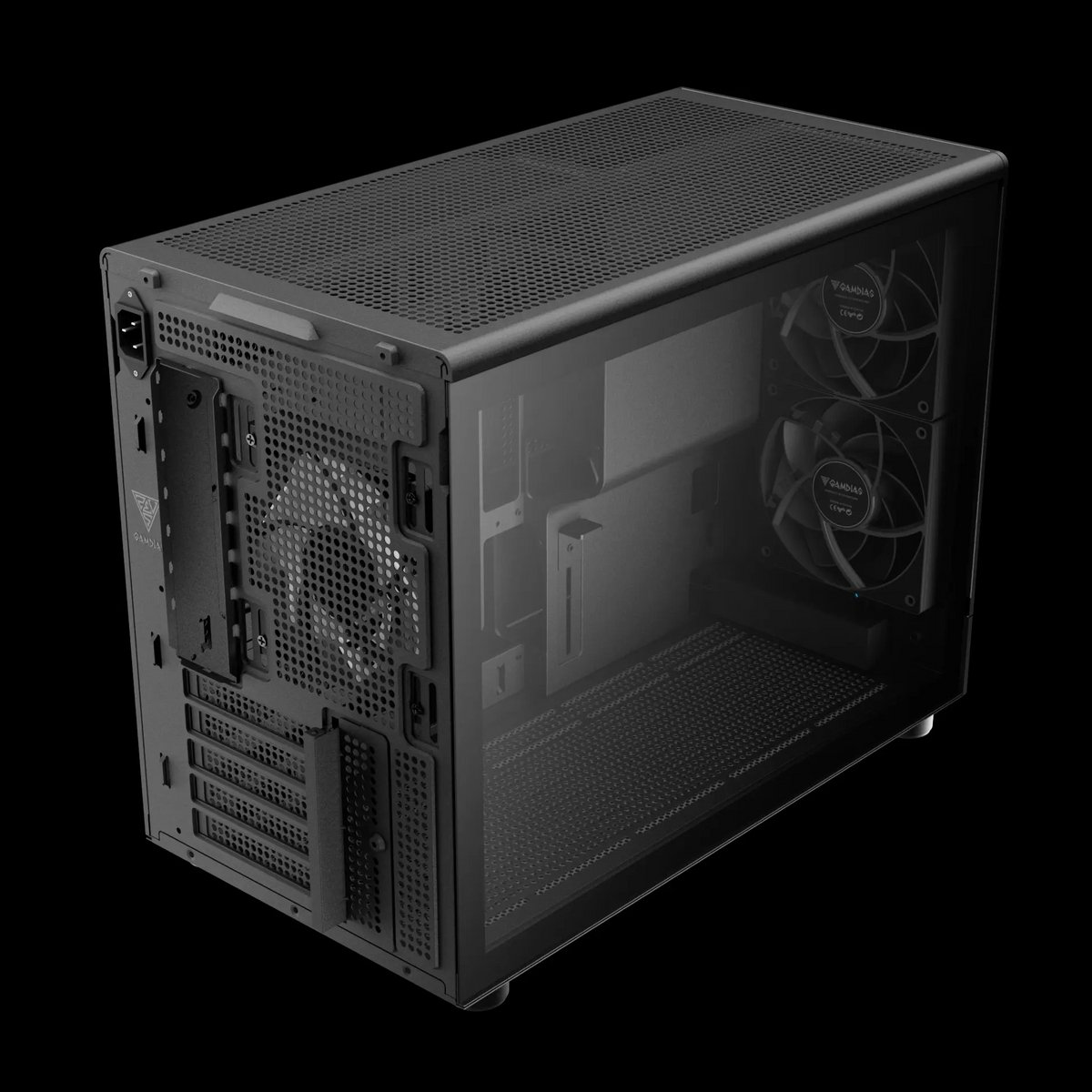 Athena M4M Micro-ATX Mini Tower Gaming Case - afbeelding 4