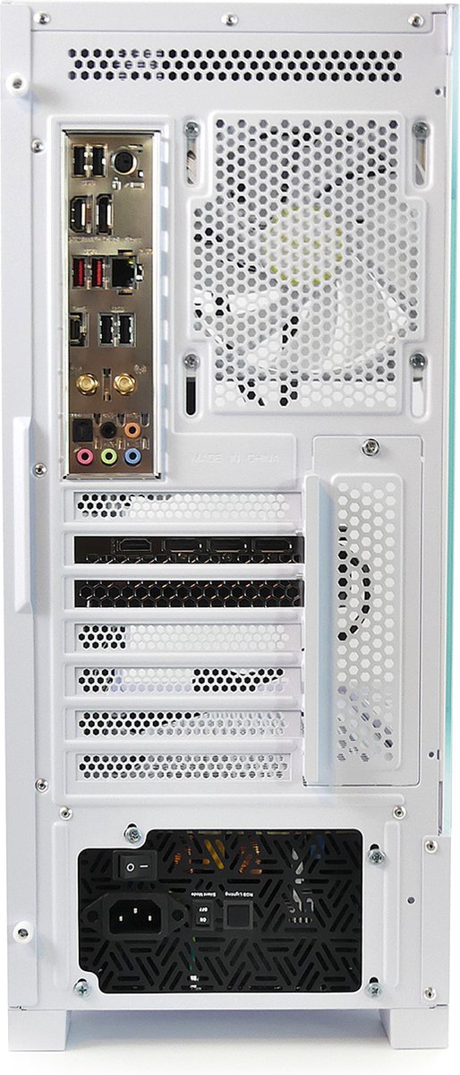Atlas M1 Aquarium Gaming Case White - afbeelding 6