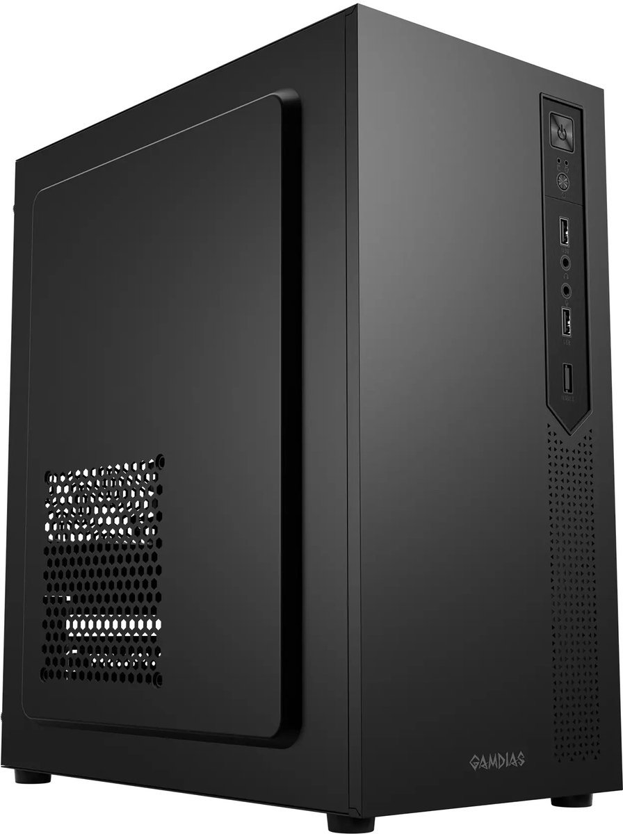 Gamdias Gamdias Mars E4M Desktop Micro Tower Case Matx - Zakelijke Pc / Computer Behuizing, Inclusief 250W Voeding