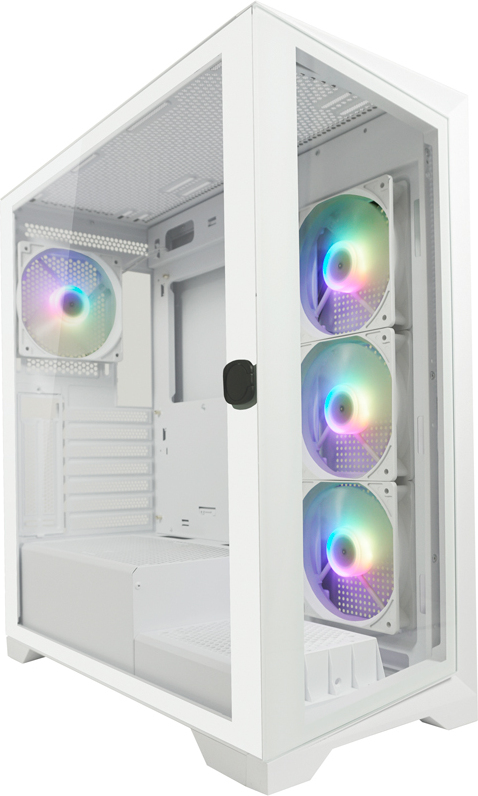 Game hero crosswind atx pc case tem 2 orig - LC-Power Gaming 806W - White Pearl Behuizing