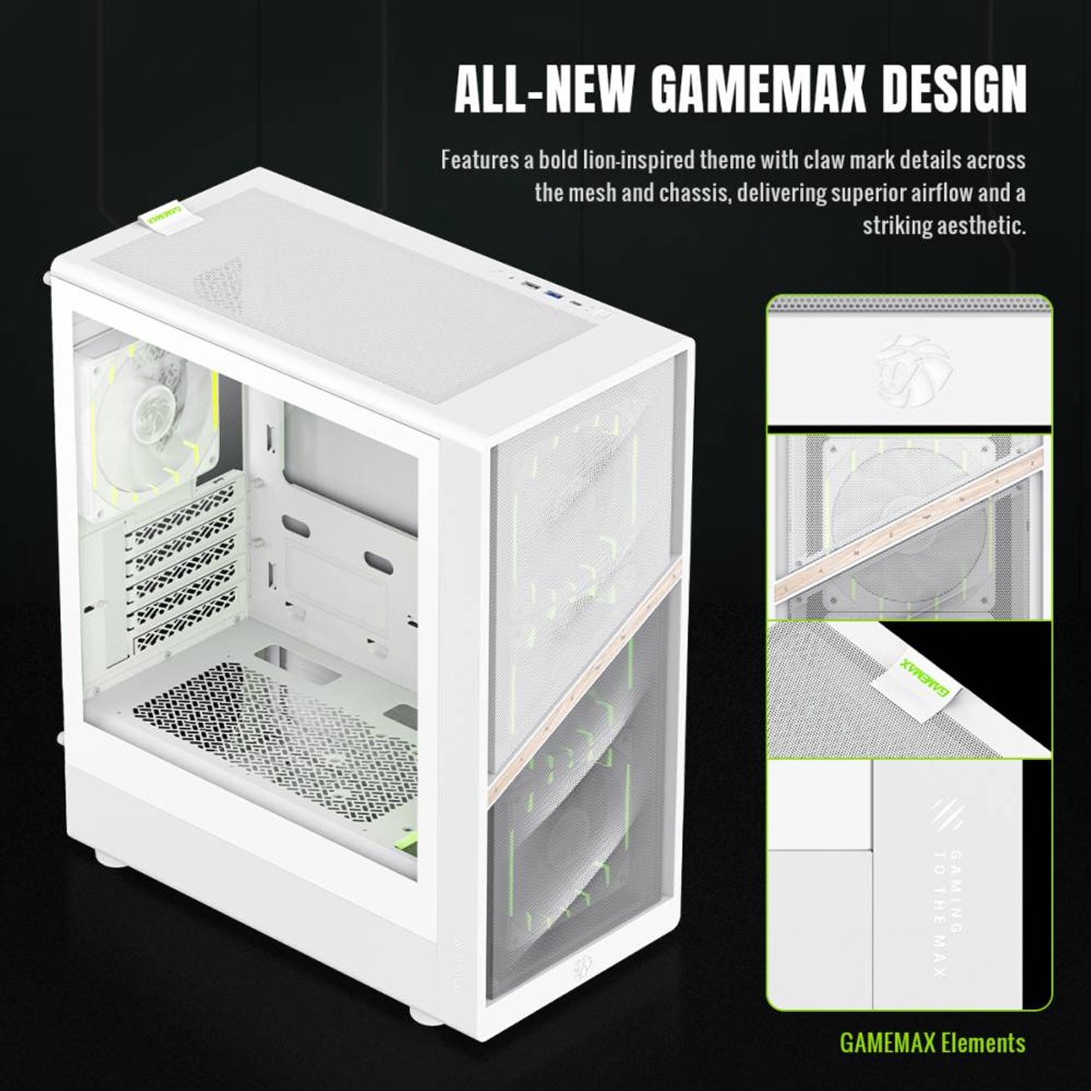 Aeris 330 MW Behuizing (White) - afbeelding 2