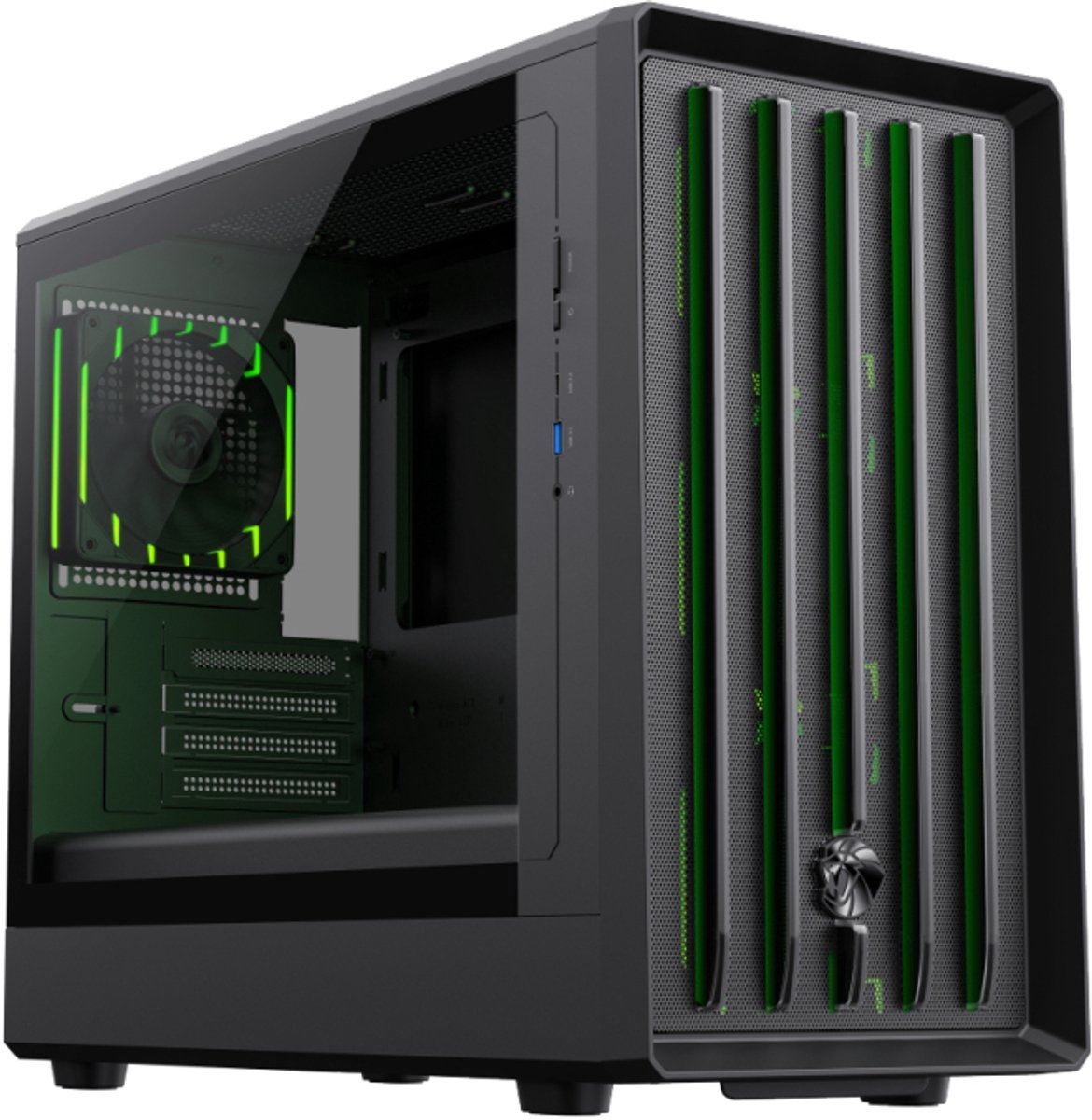GameMax Gamemax Claw 360 Bk Micro Tower Zwart