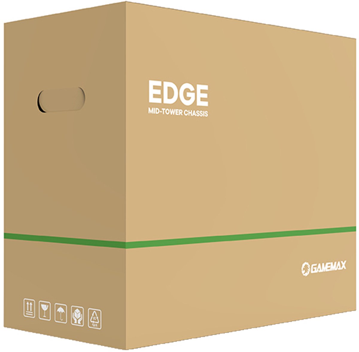 Edge Mini Tower Behuizing (Black) - afbeelding 2
