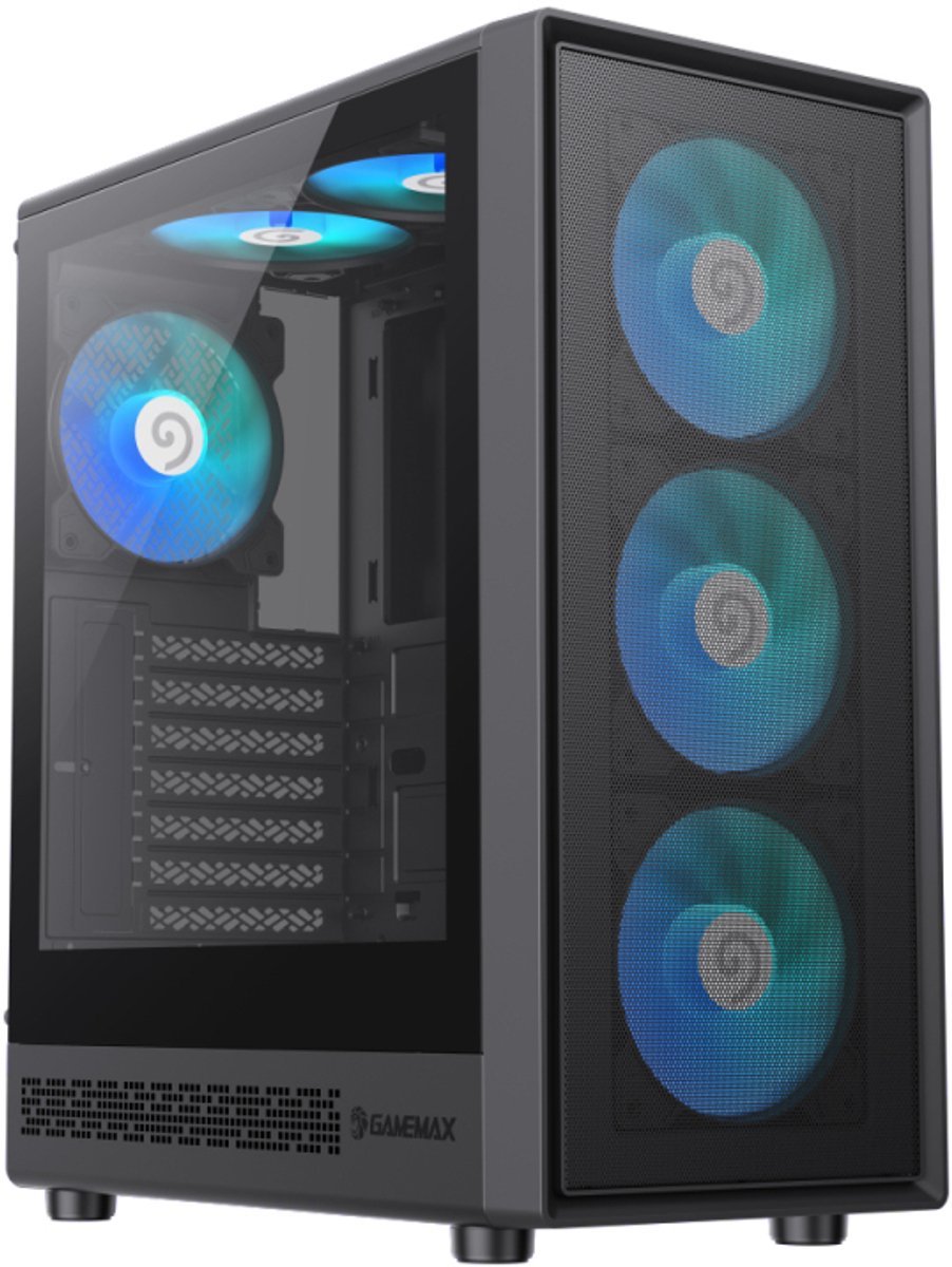 GameMax Gamemax Storm 2 Ab Midi Tower Zwart