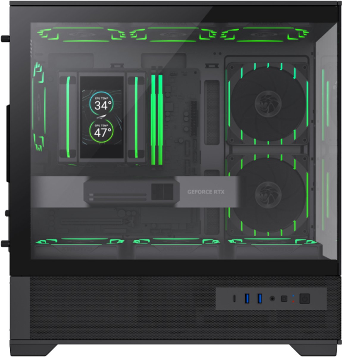Vista 2 MB Behuizing (Black) - afbeelding 2