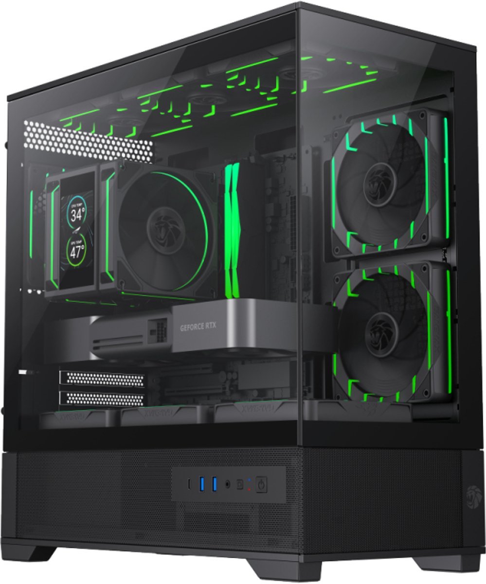 GameMax Gamemax Vista 2 Mb Mini Tower Zwart