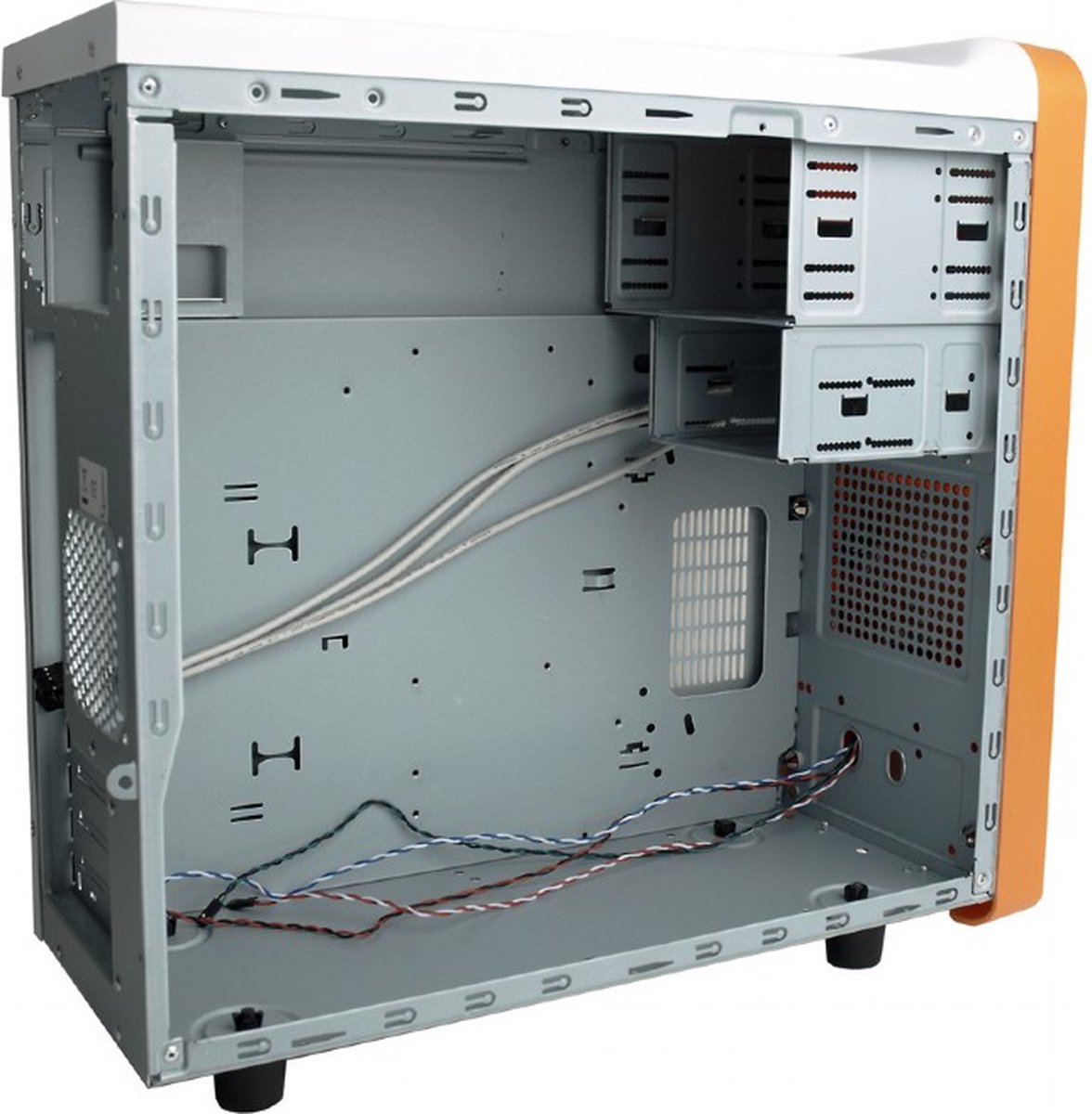 Gembird Ccc-P4-H15 Computerbehuizing Mini Tower Wit - afbeelding 2