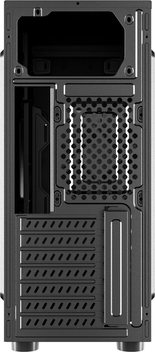 Gembird Fornax 160 Mini Tower Zwart behuizing - afbeelding 2