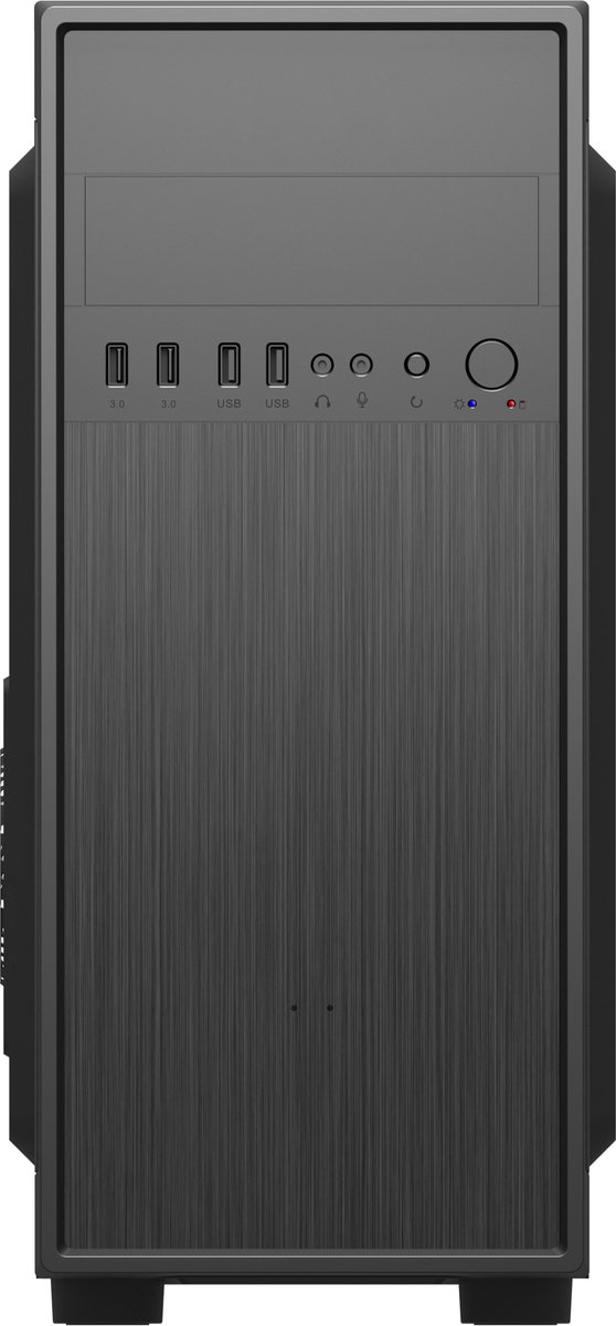 Gembird Fornax 160 Mini Tower Zwart behuizing - afbeelding 6