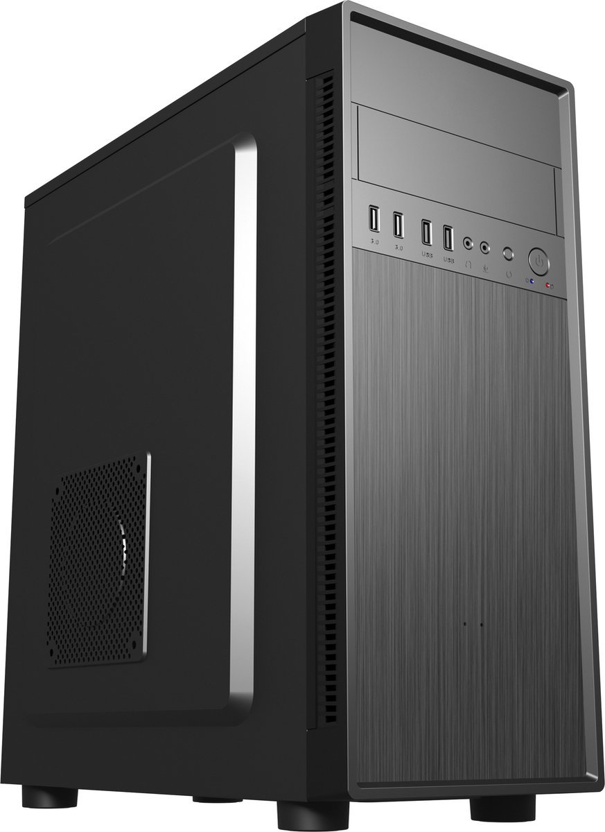 Gembird Fornax 160 Mini Tower Zwart