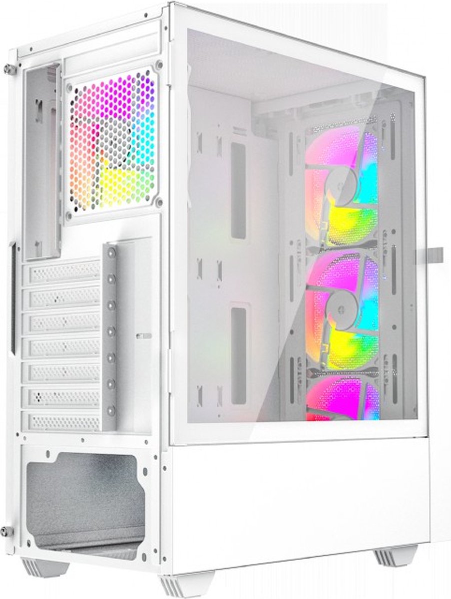 Gembird Fornax 4000 Midi Tower Zwart behuizing - afbeelding 6