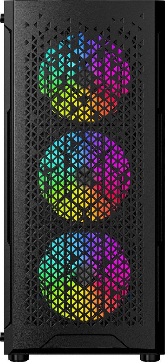 Gembird Fornax 400X Midi Tower Zwart behuizing - afbeelding 6