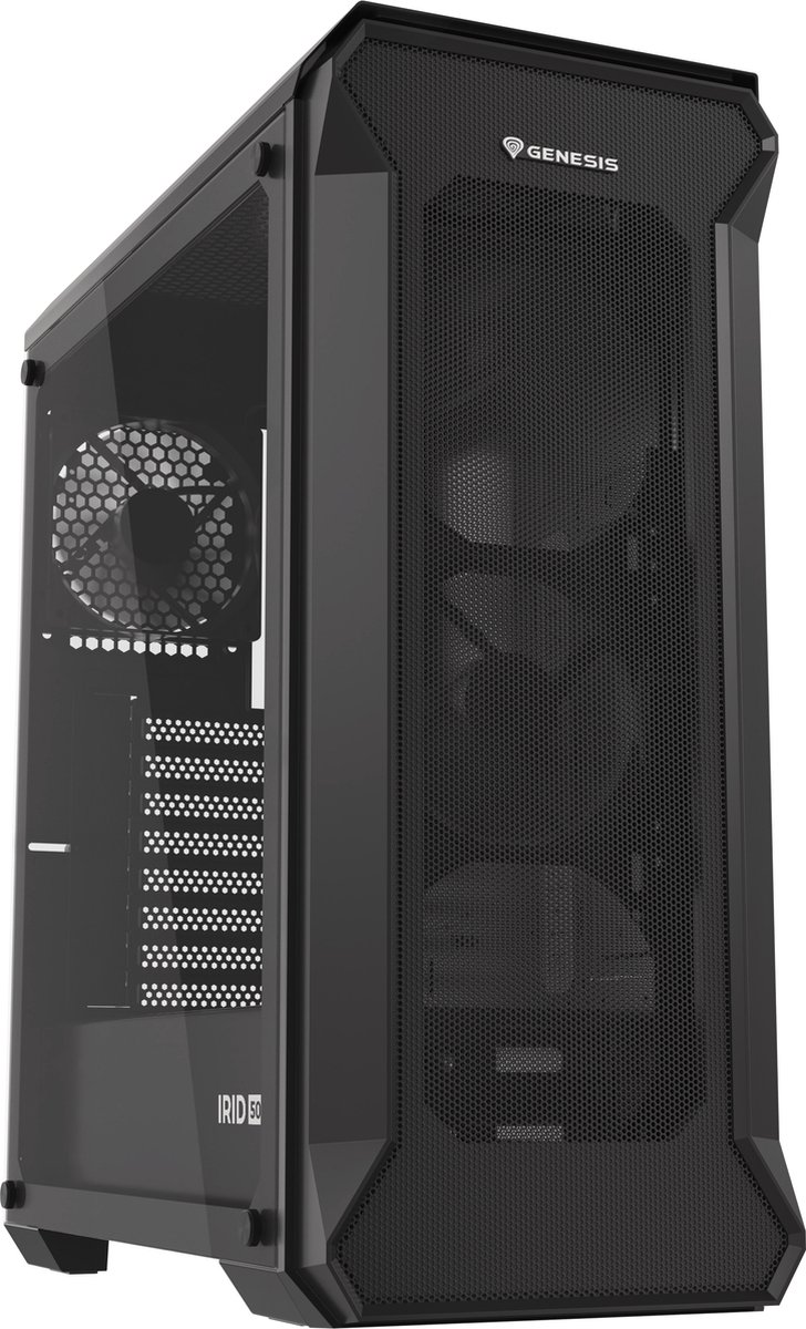 Genesis - Npc-1517 Atx Semi-Tower Box Tqep-550Sp - Black behuizing - afbeelding 4
