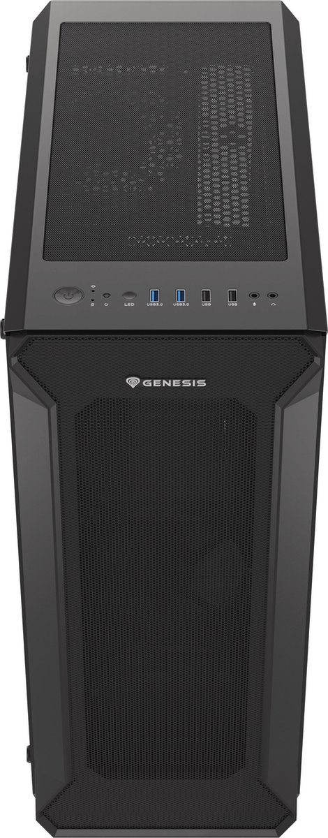 Genesis - Npc-1517 Atx Semi-Tower Box Tqep-550Sp - Black behuizing - afbeelding 5
