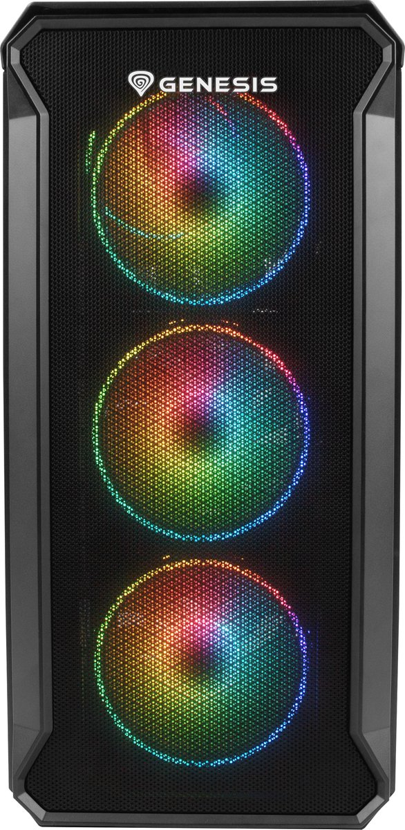 Genesis - Npc-1559 Micro Atx Midtower Case Irid 503 Argb - Zwart - afbeelding 5