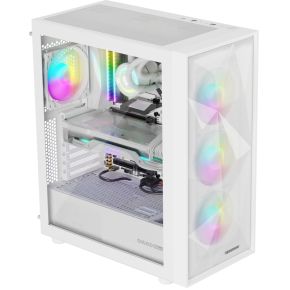 NPC-2173 Diaxid 605 ARGB Midi Tower (White) - afbeelding 3