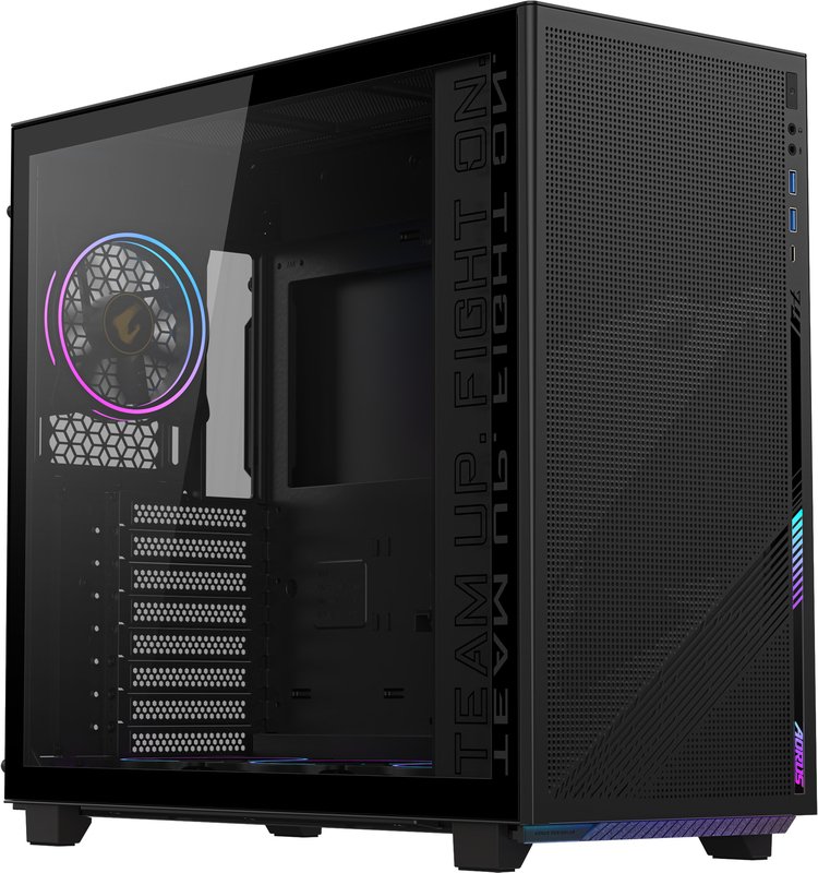 Gigabyte aorus c400 glass midi tower be - GIGABYTE AORUS C400 GLASS Behuizing
