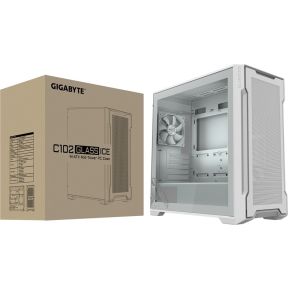 Gigabyte C102 Glass Midi Tower Wit behuizing - afbeelding 8