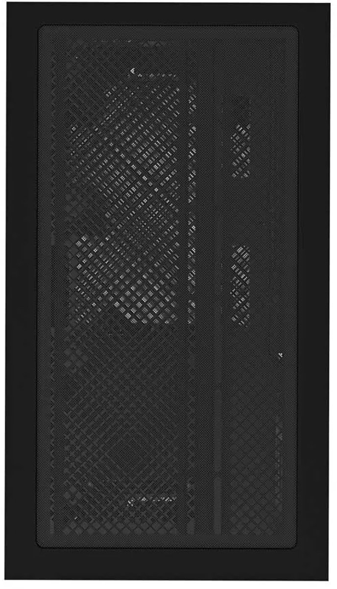 C201 PANORAMIC Mid Tower PC Case - Black - afbeelding 10