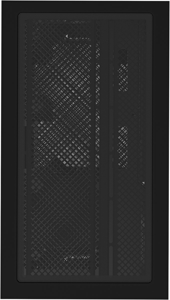 C201 PANORAMIC Mid Tower PC Case - Black - afbeelding 5