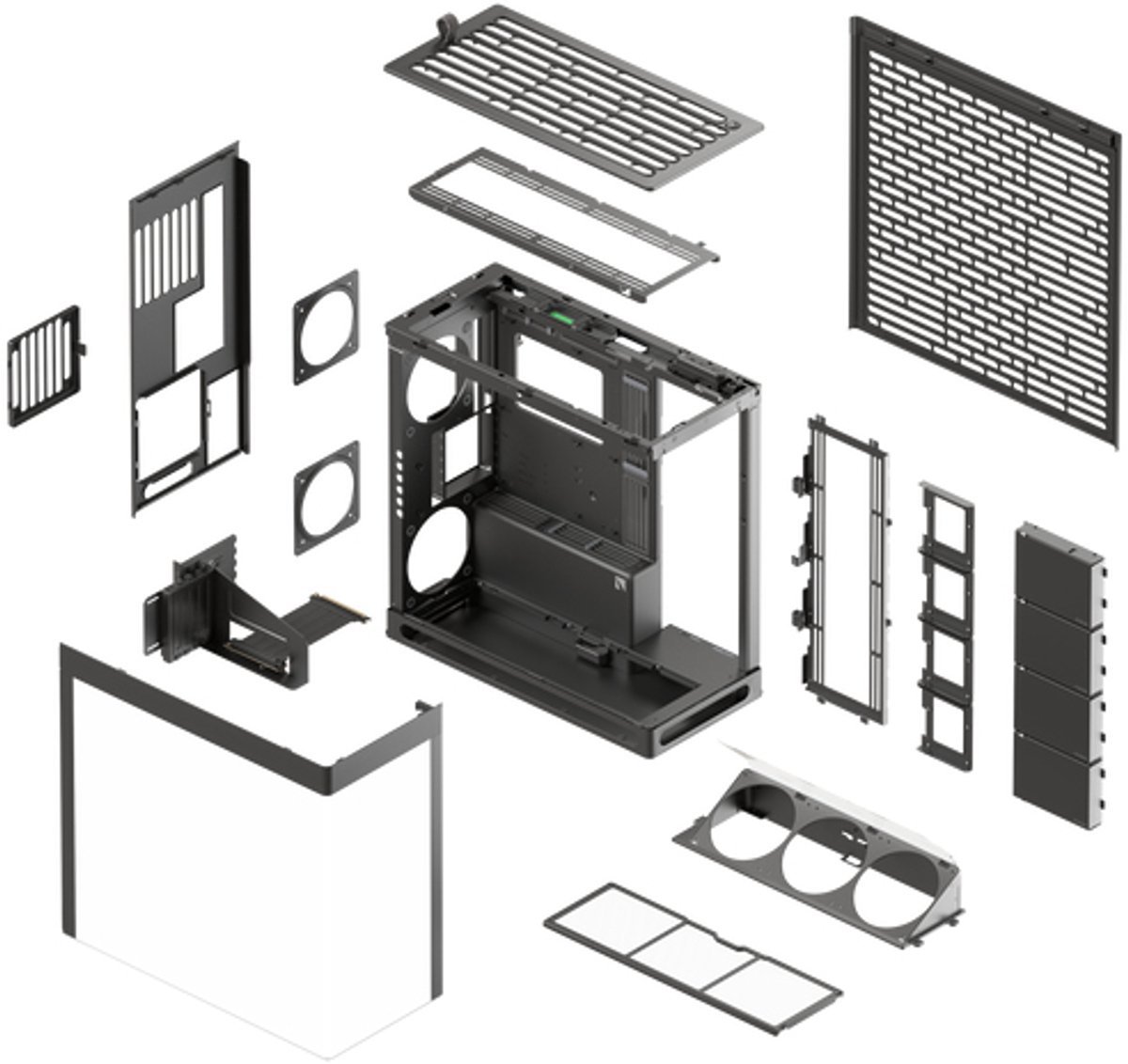 Havn Hs420 Vgpu Pc-Behuizing Zwart