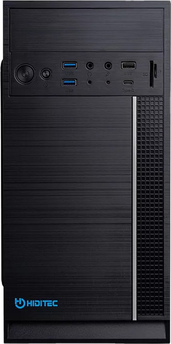Hiditec Q5 Pro Midi Tower Zwart behuizing - afbeelding 5