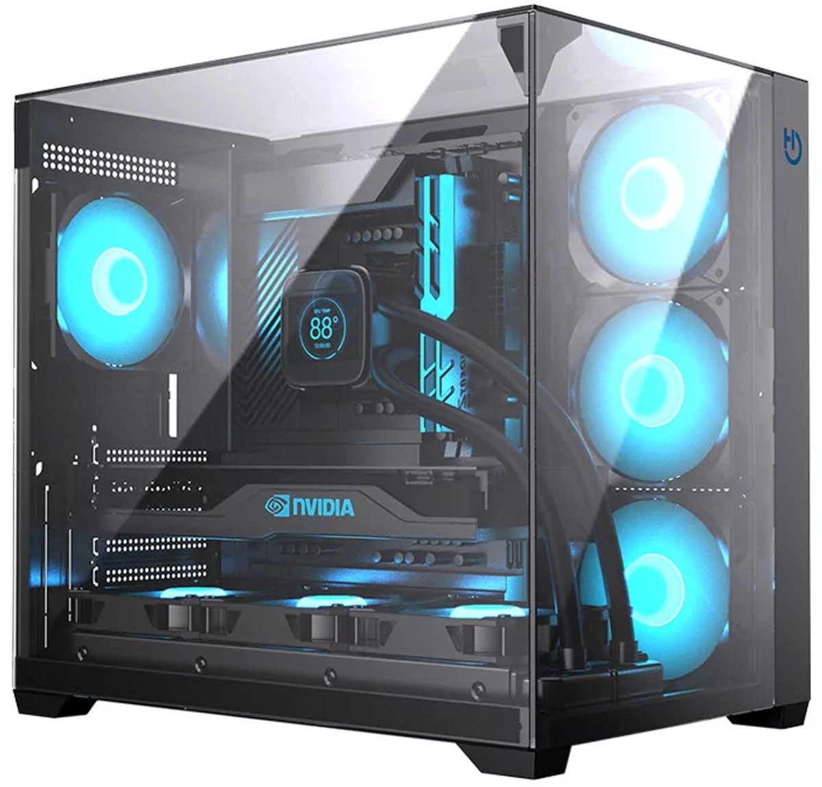 Hiditec Hiditec Sky Tower Zwart