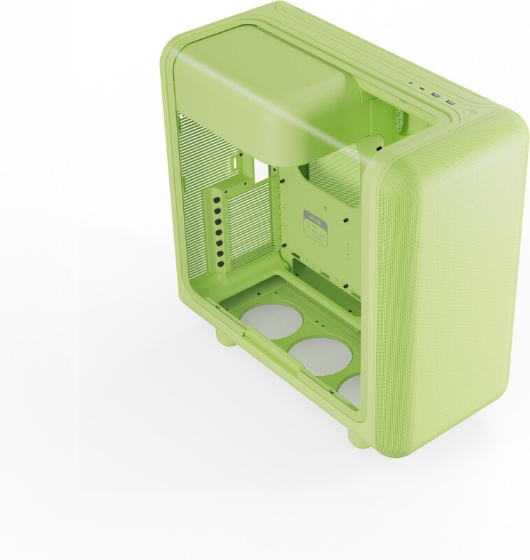 Hyte x50 midi tower behuizing 449270 2 orig - Hyte X50 Matcha Milk Behuizing
