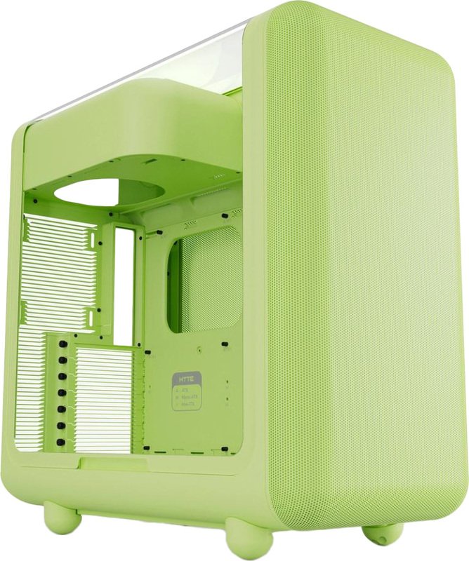 Hyte x50 midi tower behuizing 449270 - Hyte X50 Matcha Milk Behuizing