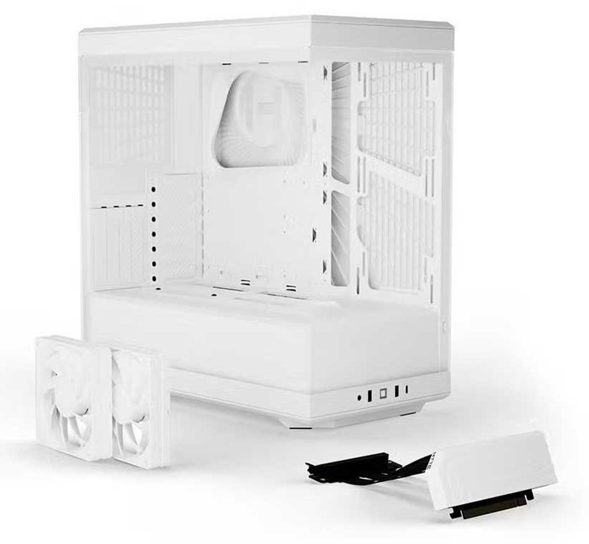 Hyte Y40 Midi Tower - Wit behuizing - afbeelding 3