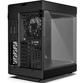 Y60 Tempered Glass Midi Tower Behuizing - Zwart - afbeelding 3