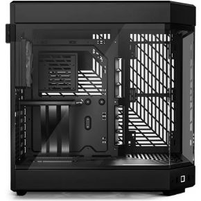 Y60 Tempered Glass Midi Tower Behuizing - Zwart - afbeelding 4