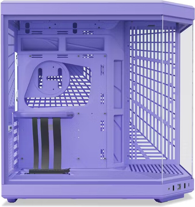 Hyte y70 midi tower behuizing 402438 3 orig - Hyte Y70 Milky Edition Taro Behuizing