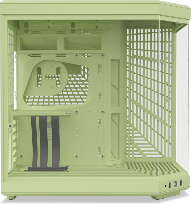 Hyte y70 midi tower behuizing 403197 3 orig - Hyte Y70 Milky Edition Matcha Milk Behuizing