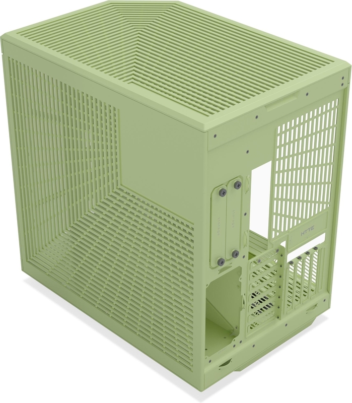 Hyte y70 midi tower behuizing 403197 4 orig - Hyte Y70 Milky Edition Matcha Milk Behuizing