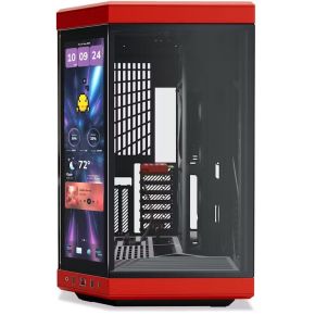 Hyte Y70 Touch Infinite Midi Tower Zwart, Kersenkleur behuizing - afbeelding 2
