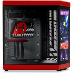 Hyte Y70 Touch Infinite Midi Tower Zwart, Kersenkleur behuizing - afbeelding 3