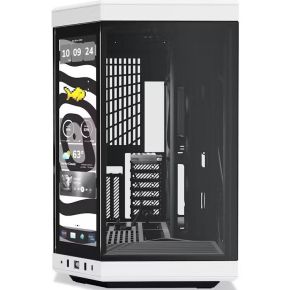 Hyte Y70 Touch Infinite Midi Tower Zwart, Wit behuizing - afbeelding 2