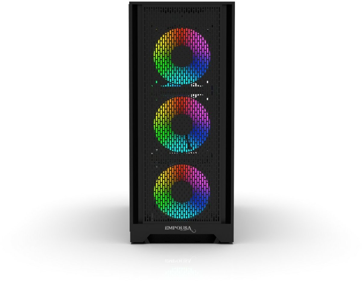 Inca Emg-17Xb Computerbehuizing Midi Tower Zwart - afbeelding 7