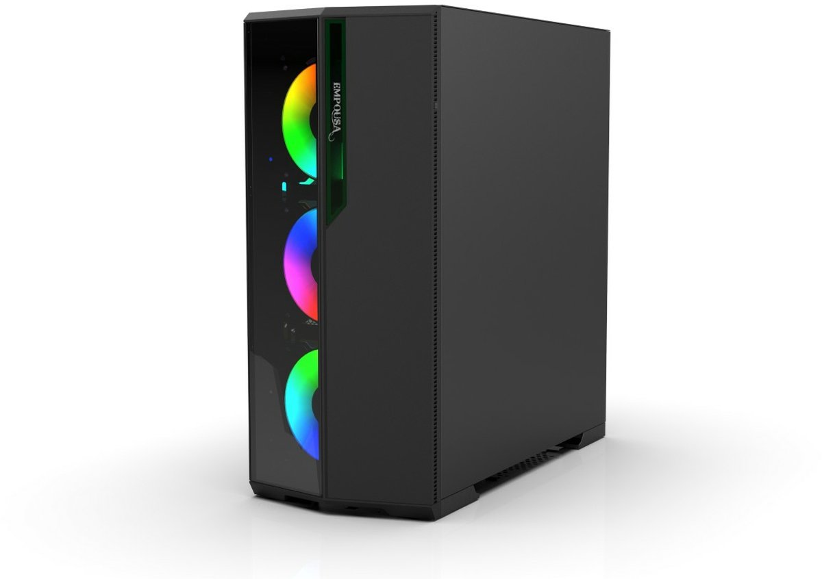 Inca Emg-17Xn Computerbehuizing Midi Tower Zwart - afbeelding 7