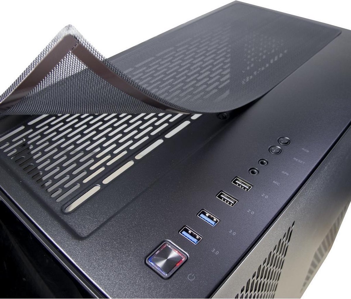 Inter-Tech C-701 Panorama Full Tower Zwart behuizing - afbeelding 10