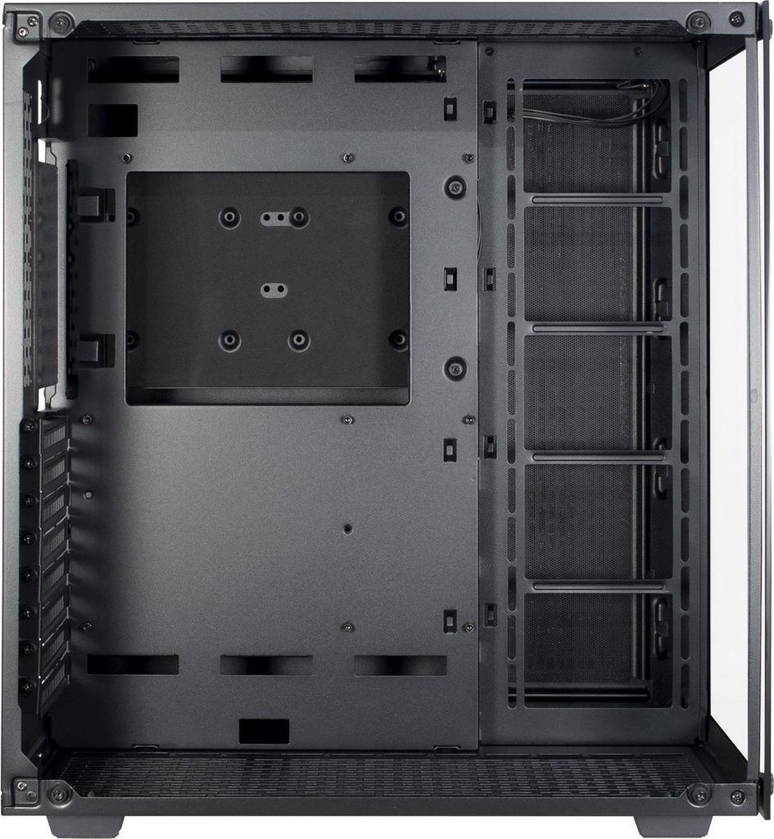 Inter-Tech C-701 Panorama Full Tower Zwart behuizing - afbeelding 6