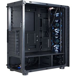 Inter-Tech Cxc2 Blue Light | Midi Tower Case | Zwart - afbeelding 6
