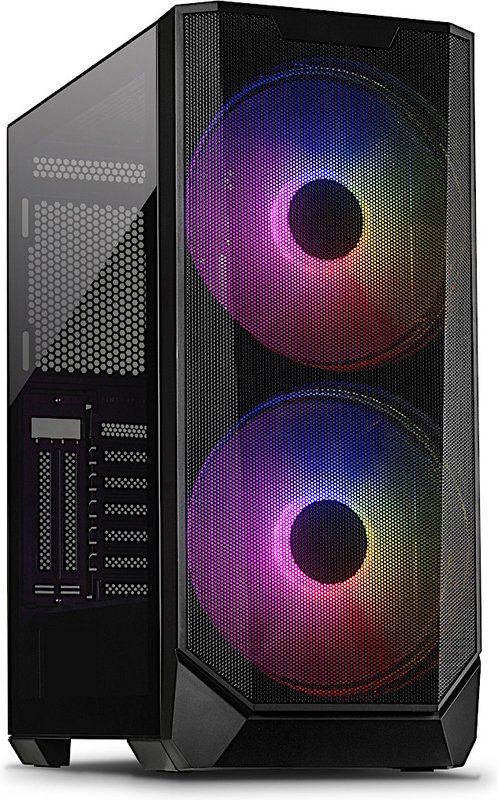 Inter tech inter tech it 3503 airstream t - Inter-Tech IT-3503 Airstream Tower Behuizing (Black)