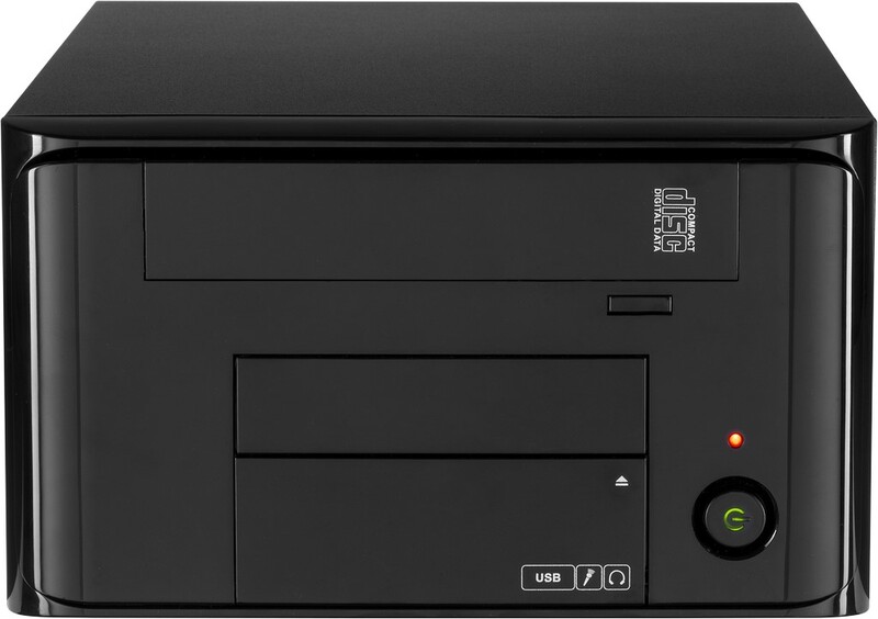 Inter tech inter tech mi 008 itx zwart 2 orig - Inter-Tech MI-008 ITX Behuizing (Black)