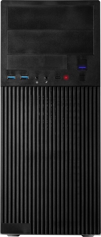 Inter tech it 2815 linear midi tower zwar 2 orig - Inter-Tech IT-2815 Linear Behuizing