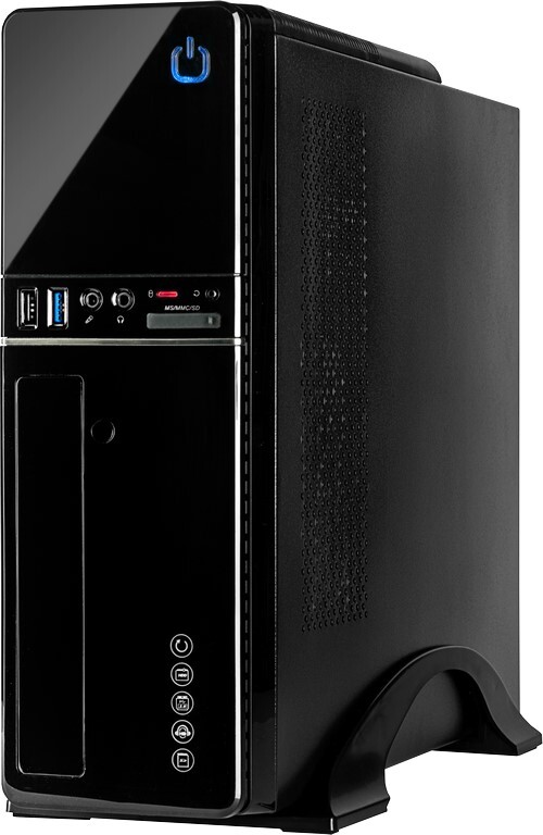 Inter tech it 607 mini tower behuizing 3 orig - Inter-Tech IT-607 Desktop Behuizing (Black)